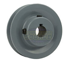 Cast Iron 3 Single Groove V Style Section A Belt 4l For 34 Shaft Pulley