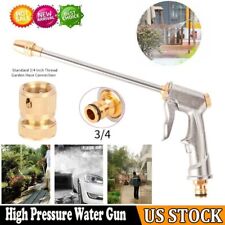 High Pressure Power Gun Water Spray Car Clean Washer Tool Garden Hose Nozzle Kit