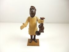 Vintage Large Hand Carved Wood Figure Baby Doctor Obstetrician - Romer Italy