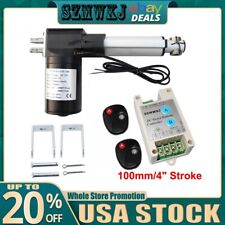 Dc12v 4 Linear Actuator Cylinder Lift 6000n Electric Putter Motor W Controller