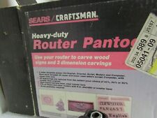 Searscraftsman Router Pantograph 925187 3-dimensional Guide Accessory