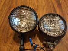 Pair Vintage Tractor Lights Ag Equipment Lamps Old Farm Lights.