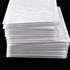 Poly Bubble Bags Mailers White Envelopes Padded Packing Self Seal Small Shipping