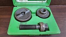 Greenlee 737bb 2 1 -12 Bearing Knock Out Punch Set W Case