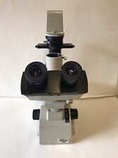 Nikon Tms Inverted Microscope Phase Contrast Dl 10 20x W Trinocular