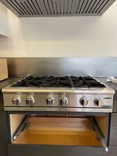 36 Inch Gas Range-stove Top With 6 Open Burners