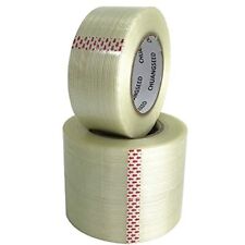 3pack Mono Filament Strapping Tape 6.2mil X 2inch X 60yds Commodity Grade Hea...