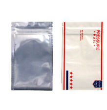H Mylar Bags Zip Lock 100 Bags 3.5 Resealable Heat Seal Aluminum Foil 3x5