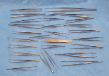 Lot Of 28 Surgical Medical Tongs Tweezers Forceps -cpics4details
