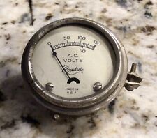 Vintage Readrite Ac Volts Meter Gauge 0-150 Made In Usa