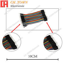 40pcs 10cm Dupont Wire Male To Male Breadboard Jumper Wires Ribbon Cable Arduino