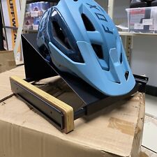 Premium Helmet Slat Wall Shelves W Name Slot - Motorcycle - Bicycle - Wood