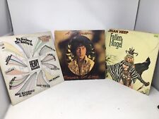 3 Vtg Rock Vinyl Albums Uriah Heep Fallen Angel Arlo Guthrie Heavy Sounds Bst