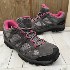 Bearpaw Women Olympus Grey Pink Lace Up Hiking Boot Trail Size 9