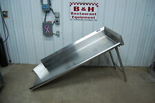 72 Stainless Right Side Clean Hobart Dish Washer Machine Table 6