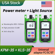 Fiber Optic Power Meter Kpm-35 With 7 Wavelengths Ftth Sm Light Source Tester