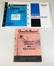 International Farmall 400 Diesel Tractor Service Parts Operators Manual Repair