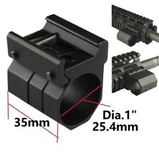1 Tube Clamp On Weaver Picatinny Rail Mount For Flashlight Laser Accessories
