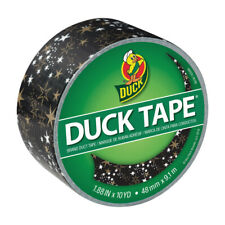 Printed Duck Tape Brand Duct Tape - Metallic Gold Stars 1.88 In. X 10 Yd.