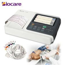 Biocare 12 Lead Ecg Machine Portable With Au-to Analysis Diagnosis Ecg Printer