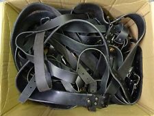 Job Lot Wholesale 120 Black Leather Belts Various Styles Lengths
