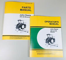 Operators Parts Manuals For John Deere 350 450 Sickle Bar Mower Owner Catalog