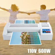 New Hot Cold Film Laminating Machine A3 A4 Size Office Laminator 600w Commercial