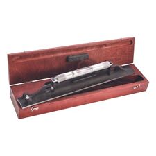 Starrett 98z-18 Machinists Level With Ground And Graduated Vial In Wood Case