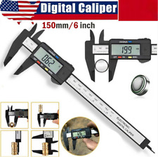 6 150mm Digital Caliper Micrometer Lcd Gauge Vernier Electronic Measuring Ruler