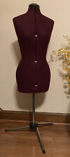 Adjustable Sewing Mannequin Torso Clothing Form With Display Stand