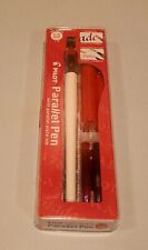 Calligraphy Pen Red Colors Pilot Parallel Writing Art School 2.4mm New