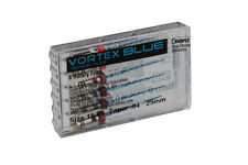 Dentsply Tulsa Dental Vortex Blue 21 25 30mm All Taper Rotary Files 6pk