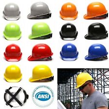 Ansi Class C E G Hard Hat Cap Ratchet Suspension Construction Safety Helmet