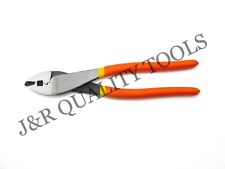 Crimping Wire Cutting Pliers 10 Inch Electricians Mechanics Tool W Soft Grip