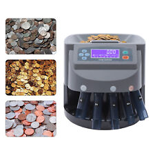 110v Coin Counter Electric Change Money Cash Counting Sorter Machine 200pcsmin
