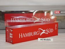 Wsi Models Hamburg Sud 40 Ft Container Premium Line 150 Scale 04-2034