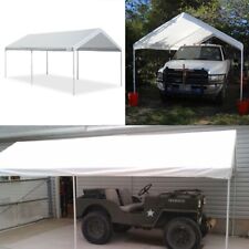 10 X 20 Portable Heavy Duty Canopy Garage Tent Car Carport Shelter Steel Frame