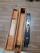 Starrett No. 199 - 15 Master Precision Machine Set Up Level Original Wood Box