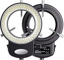 Dimmable 144 Led Ring Light Adjustable Microscope Lamp For Tomlov Microscope