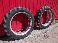 10 X 36 11.2 Firestone Gum Dipped Traction Tires On Ih Sc 200 230 Tractor Rims