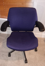 Humanscale Freedom Ergonomic Rolling Blue Office Chair Pick Up Only