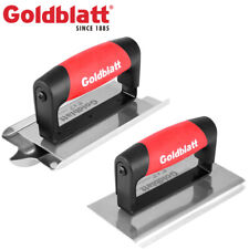 Goldblatt Concrete Hand Tool Edger 6 X 3 14r Groover 6 X 3 12w 12d