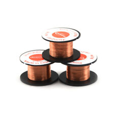 3 Roll Magnet Wire Awg Gauge Enameled Copper Coil Winding 0.1mm Fast.w