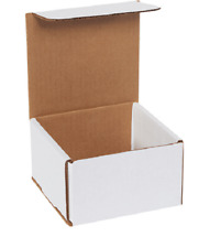 1-500 Choose Quantity 5x5x3 Corrugated White Mailers Packing Boxes 5 X 5 X 3