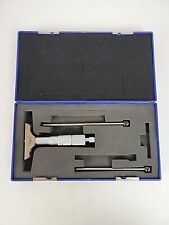 Fowler 52-225-005 0-3 Depth Micrometer Set .001 With Case