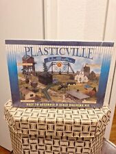 Bachmann 45982 Plasticville Usa Log Cabin With Rustic Fence Kit