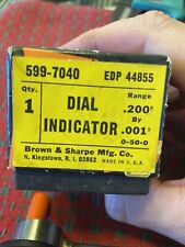 Brown Sharpe 599-7040 Dial Test Indicator Usa Working
