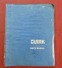 1967-77 Clark Sp30 Walk Behind Electric Fork Lift Straddle Stacker Parts Catalog