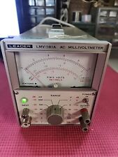 Leader Lmv-181a Ac Millivoltmeter Rms Analog Volt Meter Audio Decibels Meter