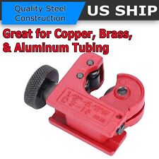 Mini Pipe Tubing Cutter 18 To 58 Od Copper Brass Aluminum Cutting Hvac Plumb
